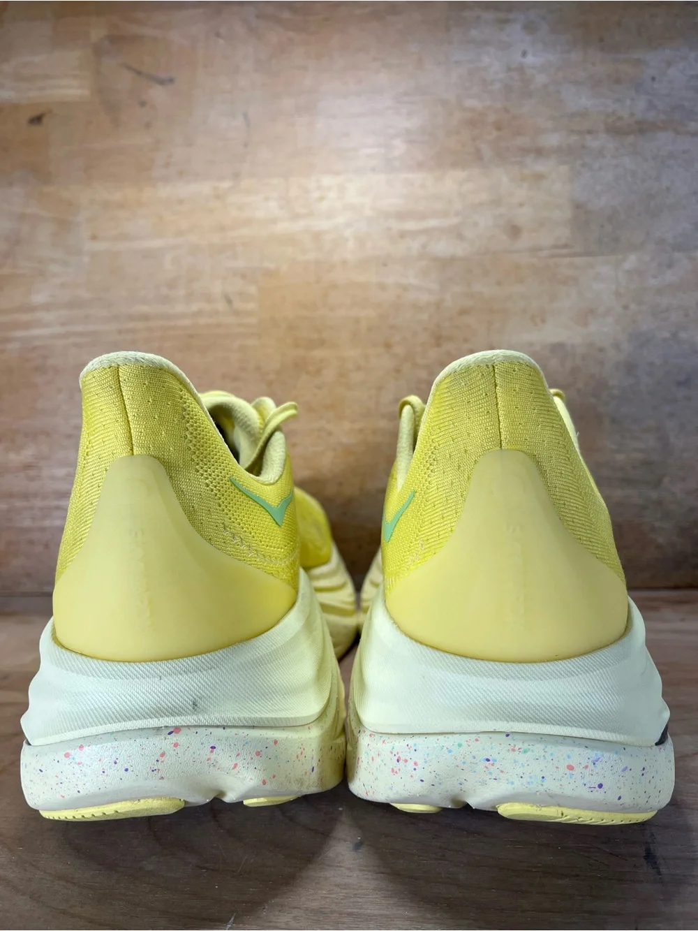 Hoka One One Skyward X Mens Size 11.5 Running Shoes Sneakers Lemonade Sunlight